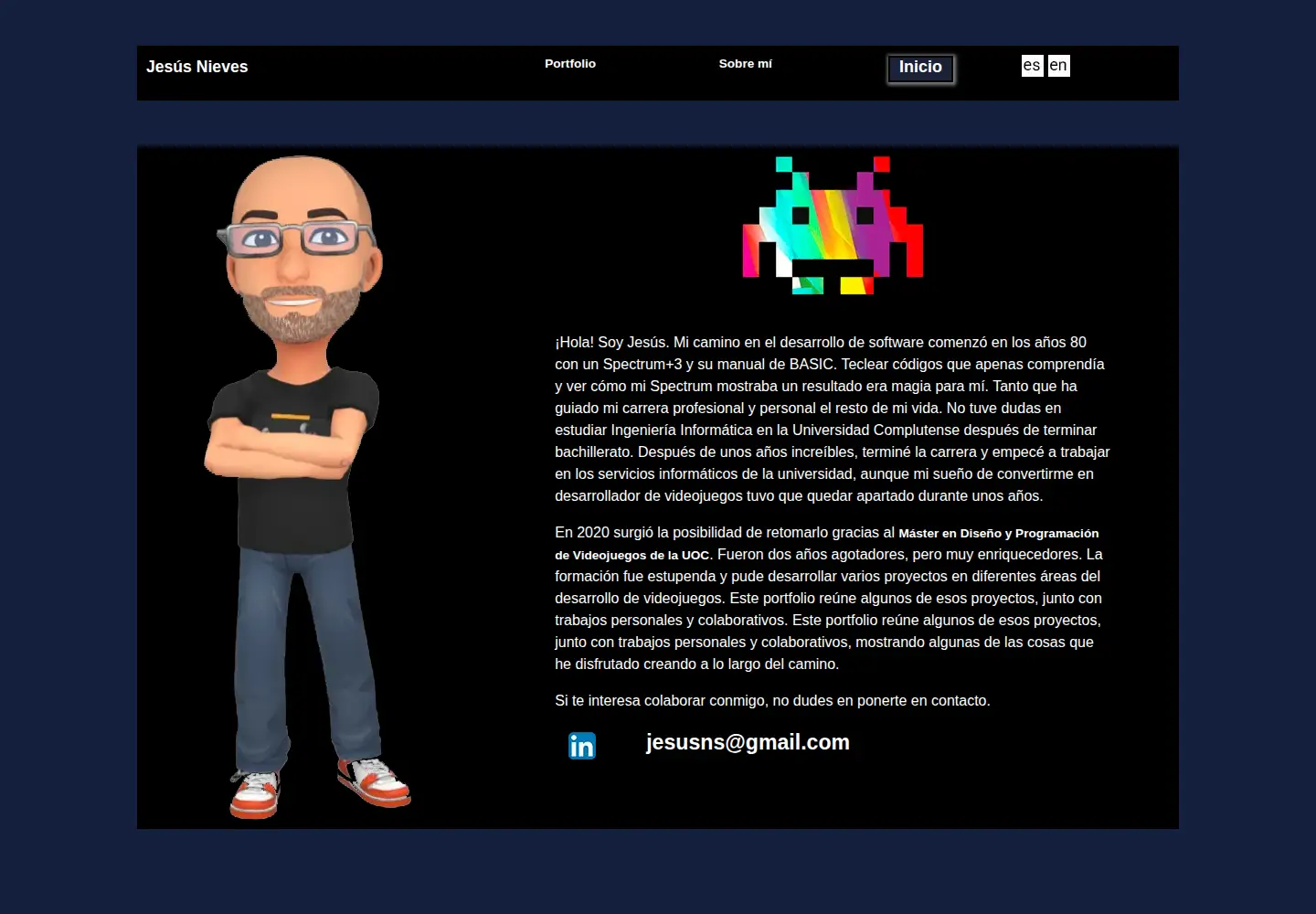 Captured homepage of jesusns.com in the current scan