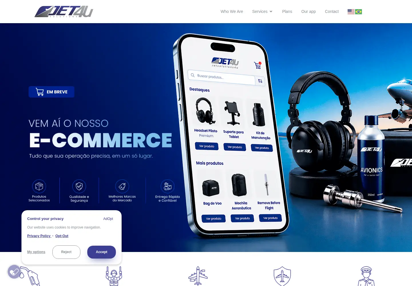 Screenshot of jetsolutions4u.com