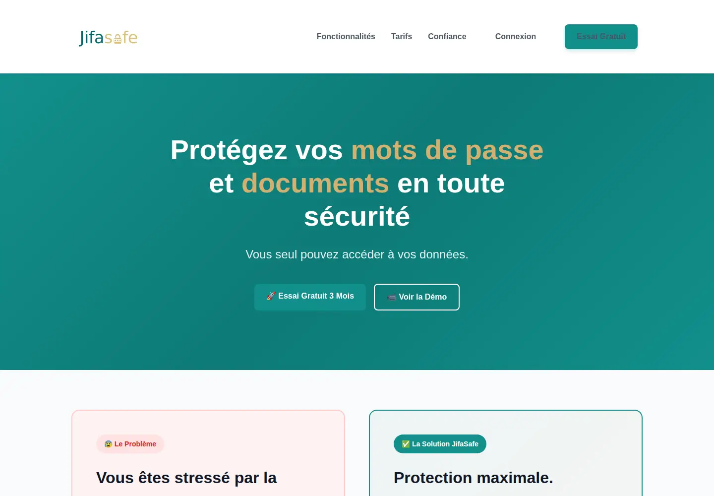 Screenshot of jifasafe.com