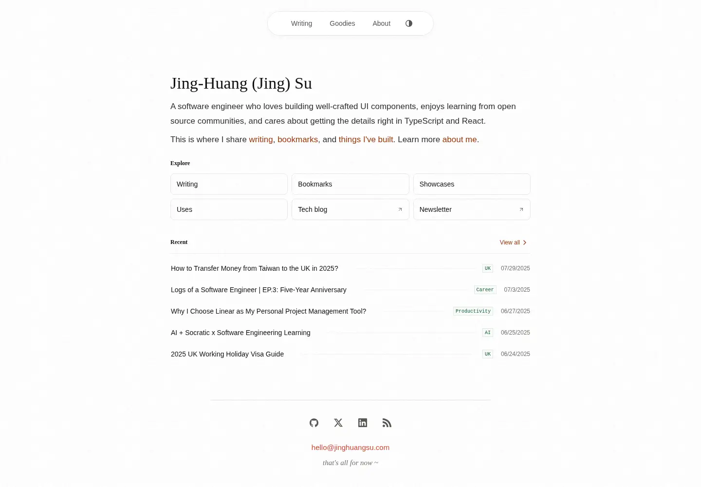 Captured homepage of jinghuangsu.com in the current scan