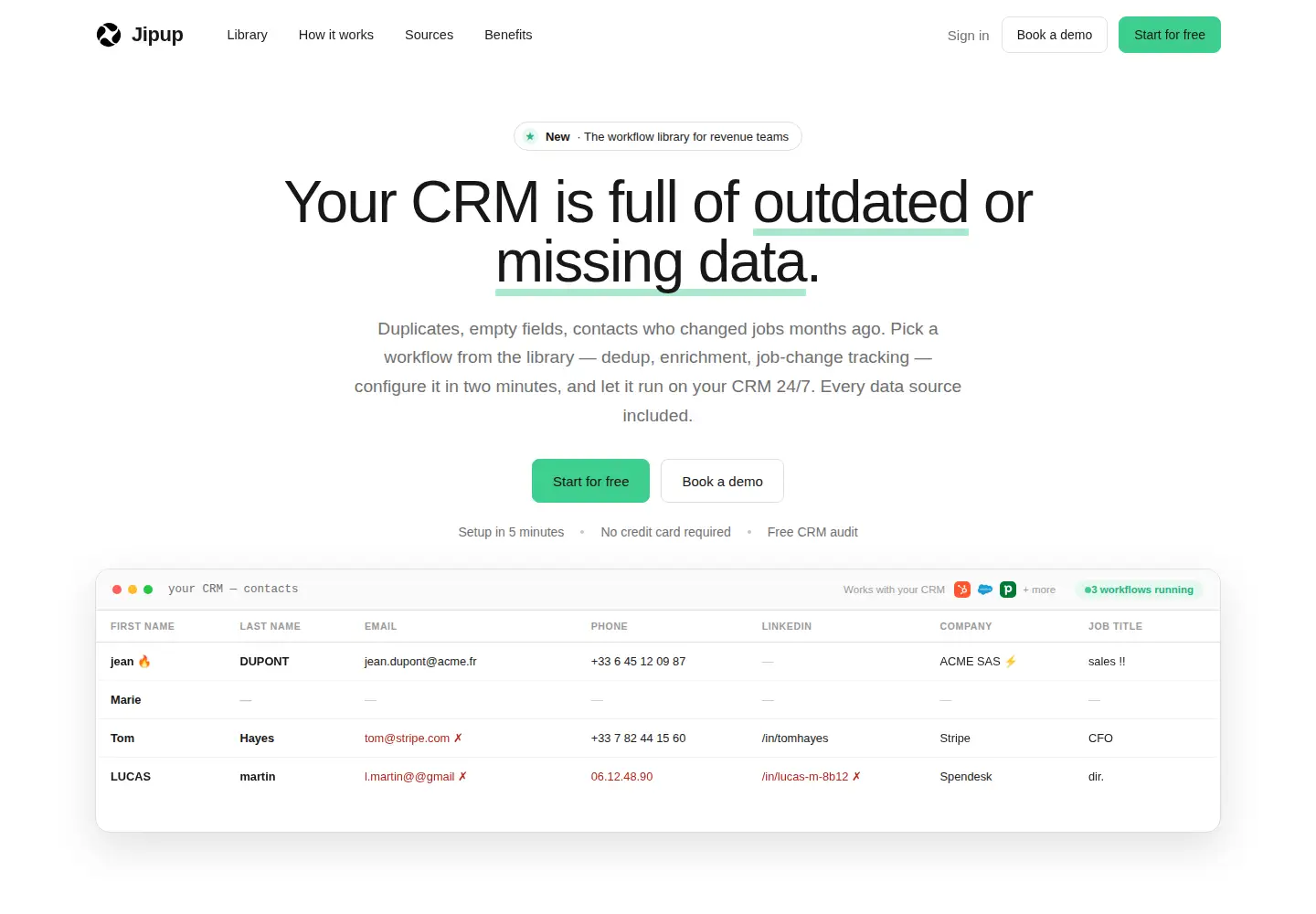 Screenshot of jipup.com