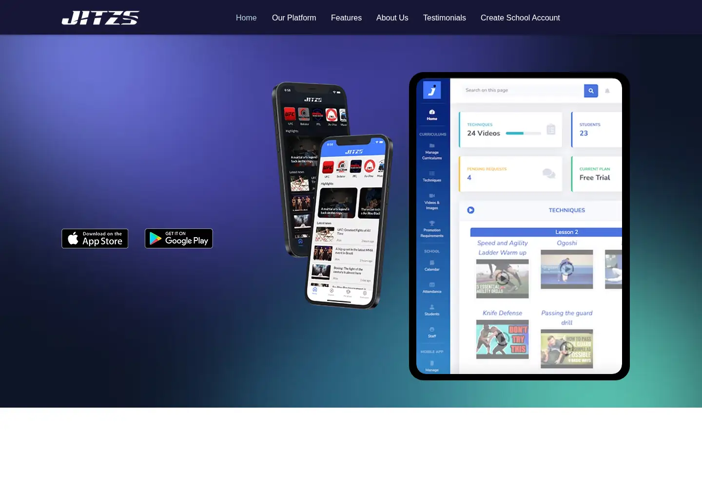 Screenshot of jitzs.com
