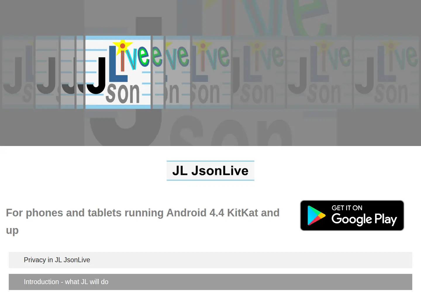 Screenshot of jljsonlive.com