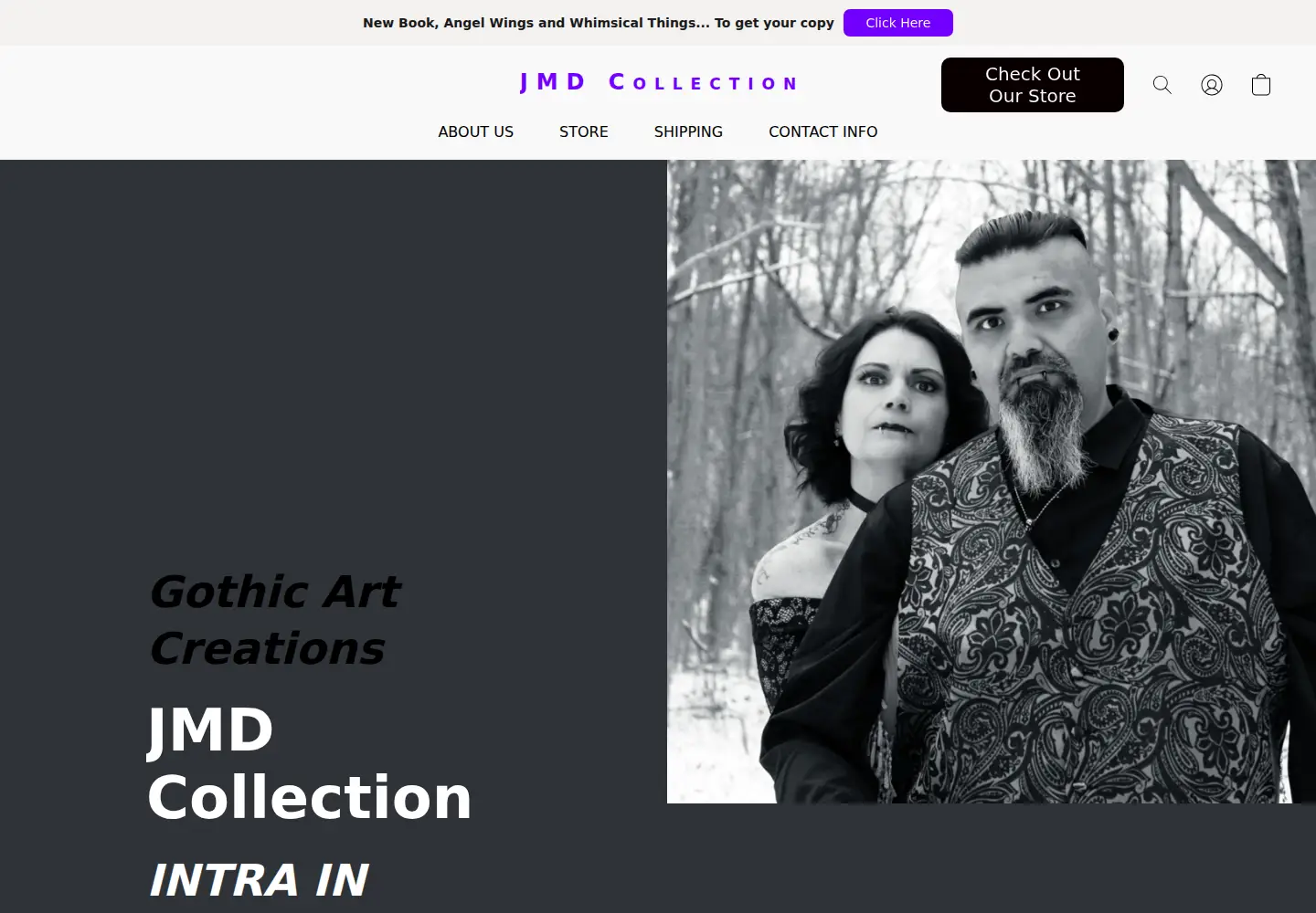 Screenshot of jmdcollection.com