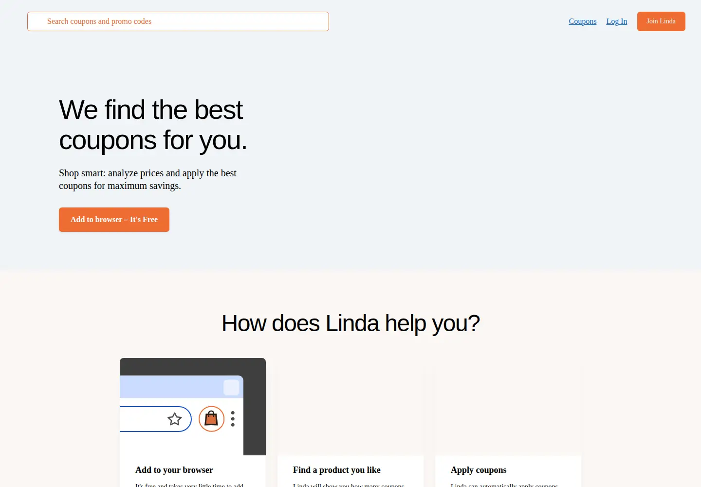 Screenshot of join-linda.com