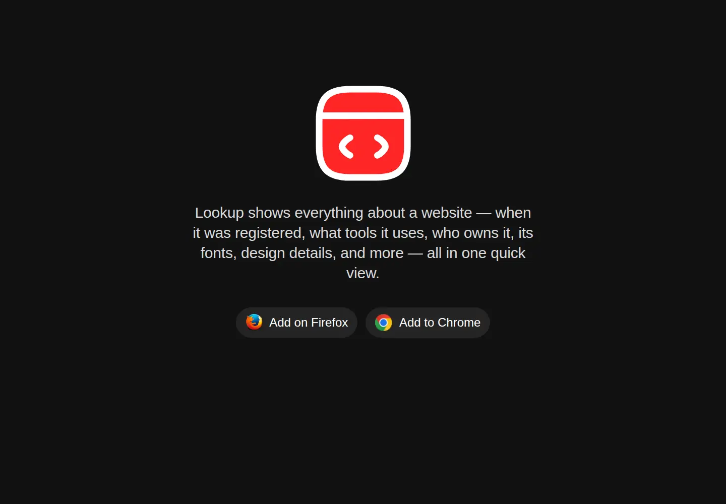 Screenshot of joinlookup.com