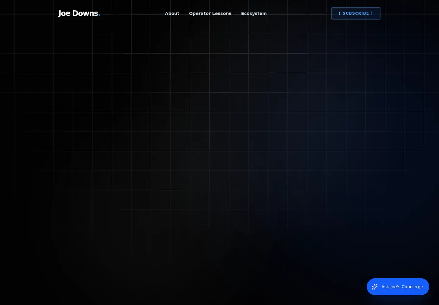 Screenshot of josephdowns.com