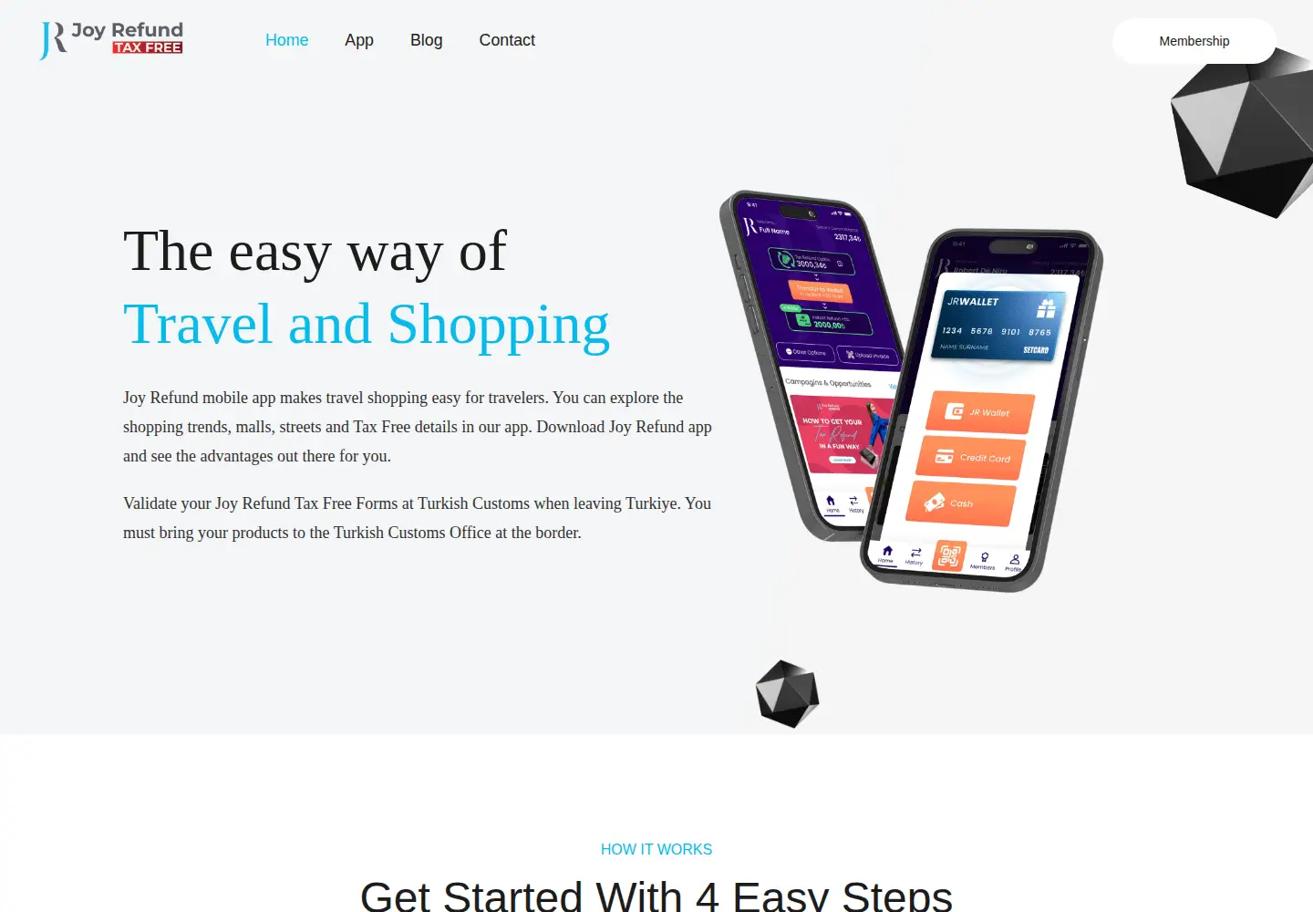 Captured homepage of joyrefund.com in the current scan
