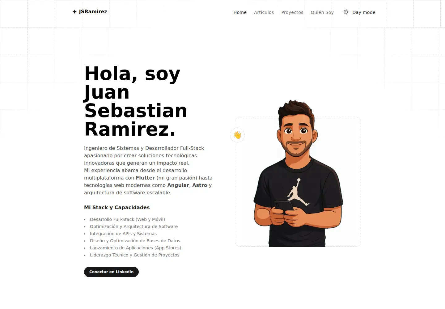 Screenshot of jsramirez.com