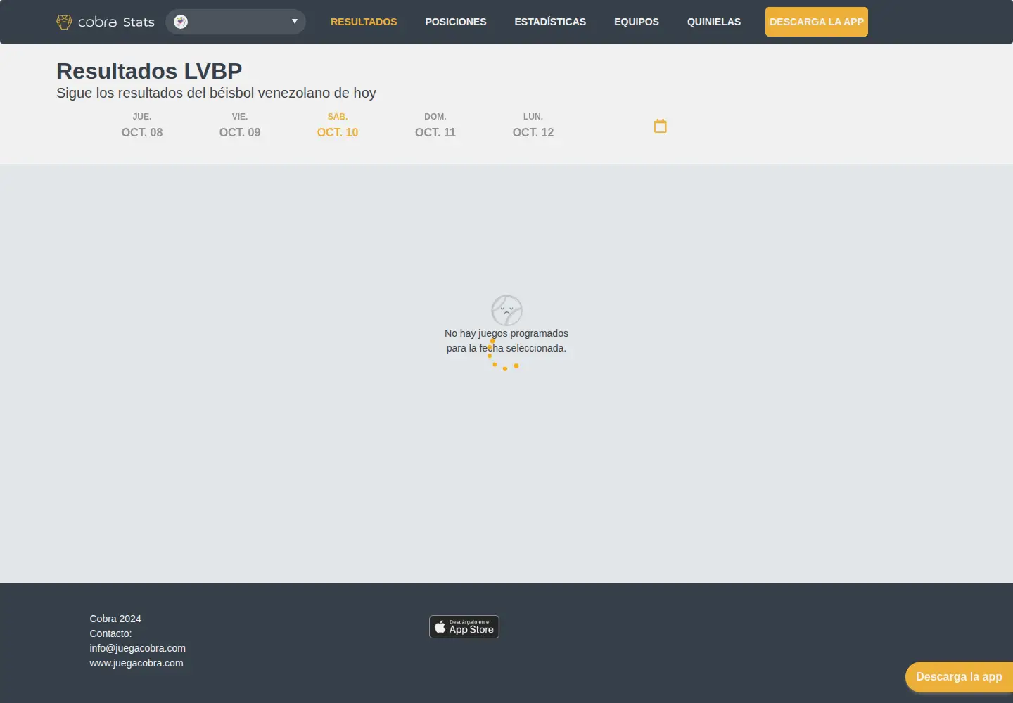Screenshot of juegacobra.com