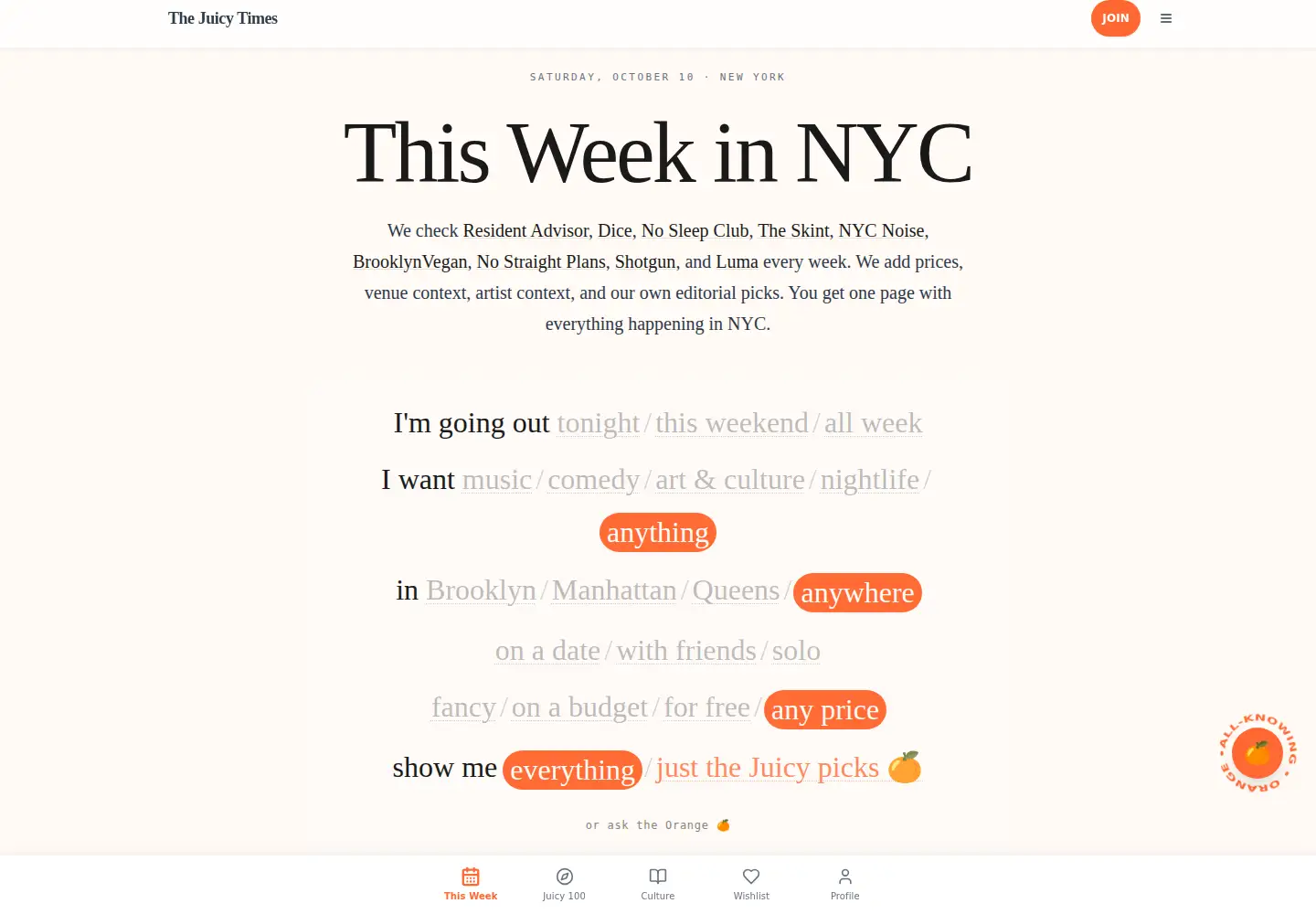 Captured homepage of juicy-nyc.com in the current scan