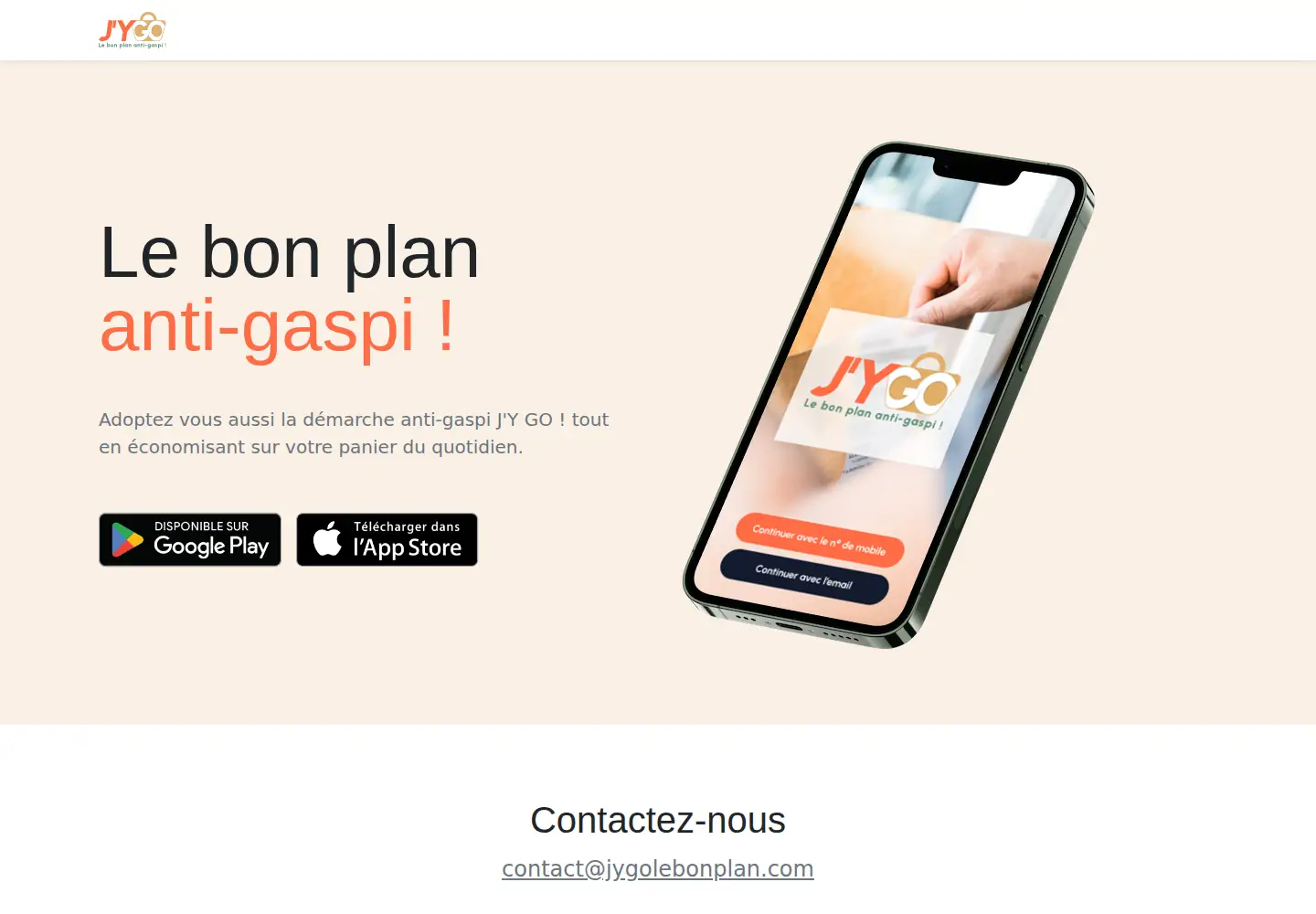 Captured homepage of jygolebonplan.com in the current scan
