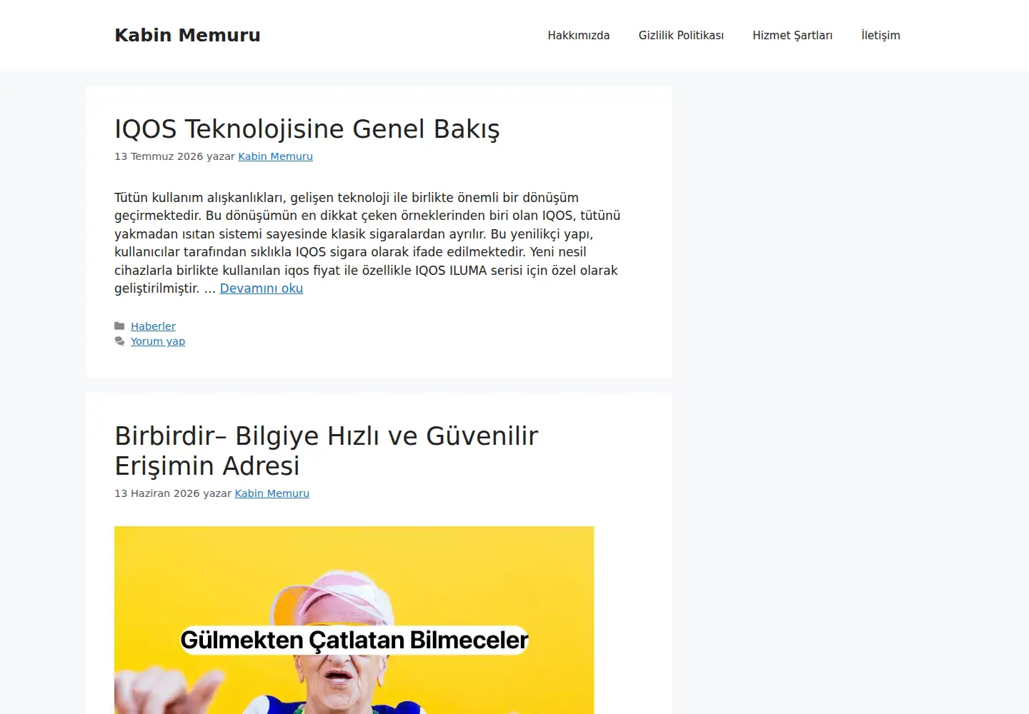 Screenshot of kabinmemuru.com