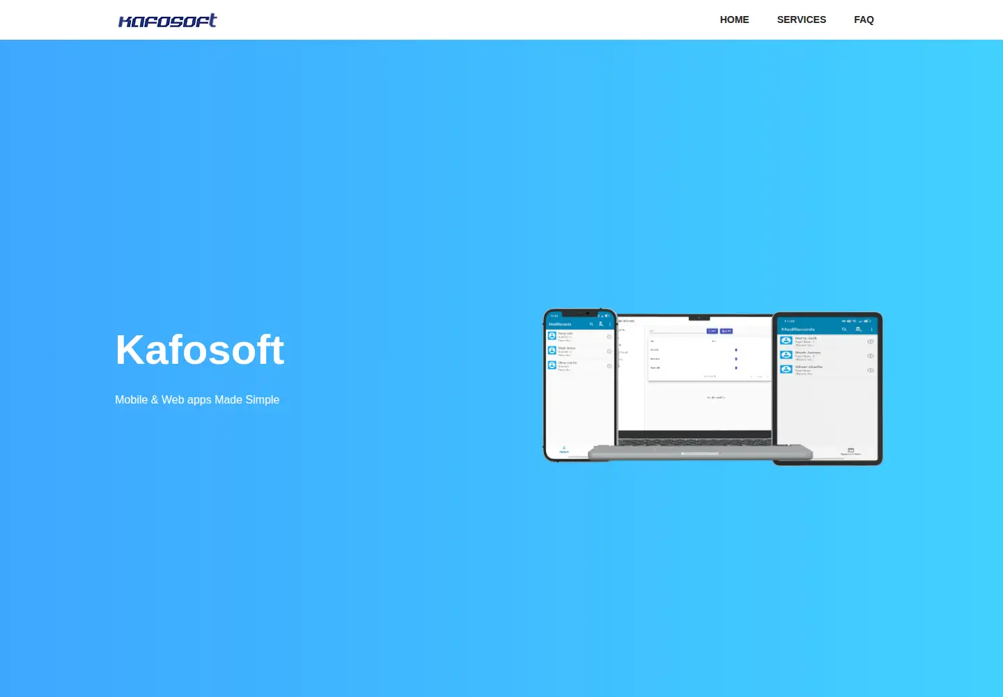 Screenshot of kafosoft.com