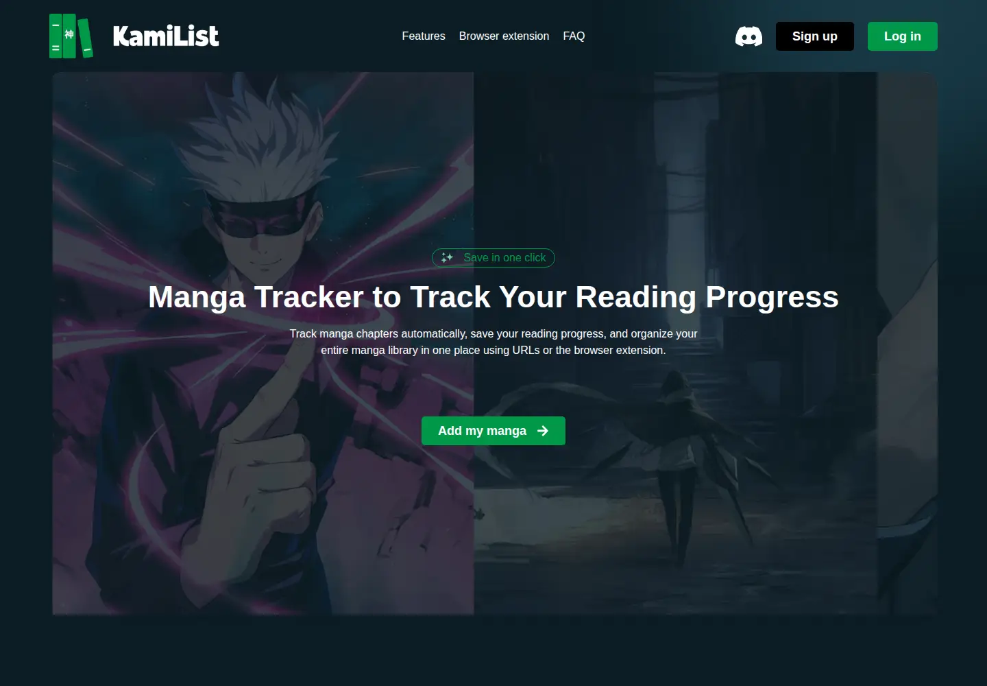 Captured homepage of kamilist.com in the current scan
