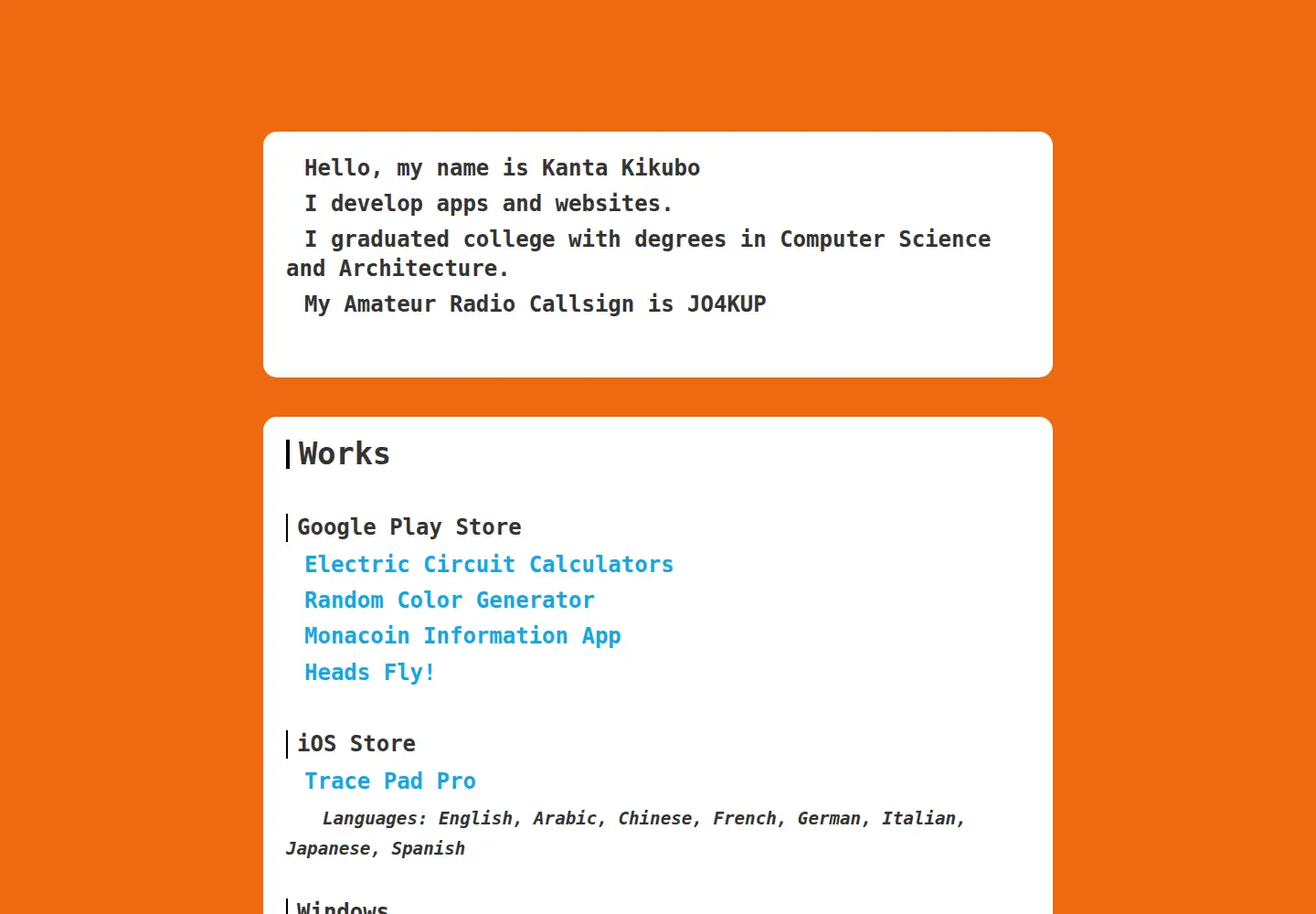 Screenshot of kantakikubo.com