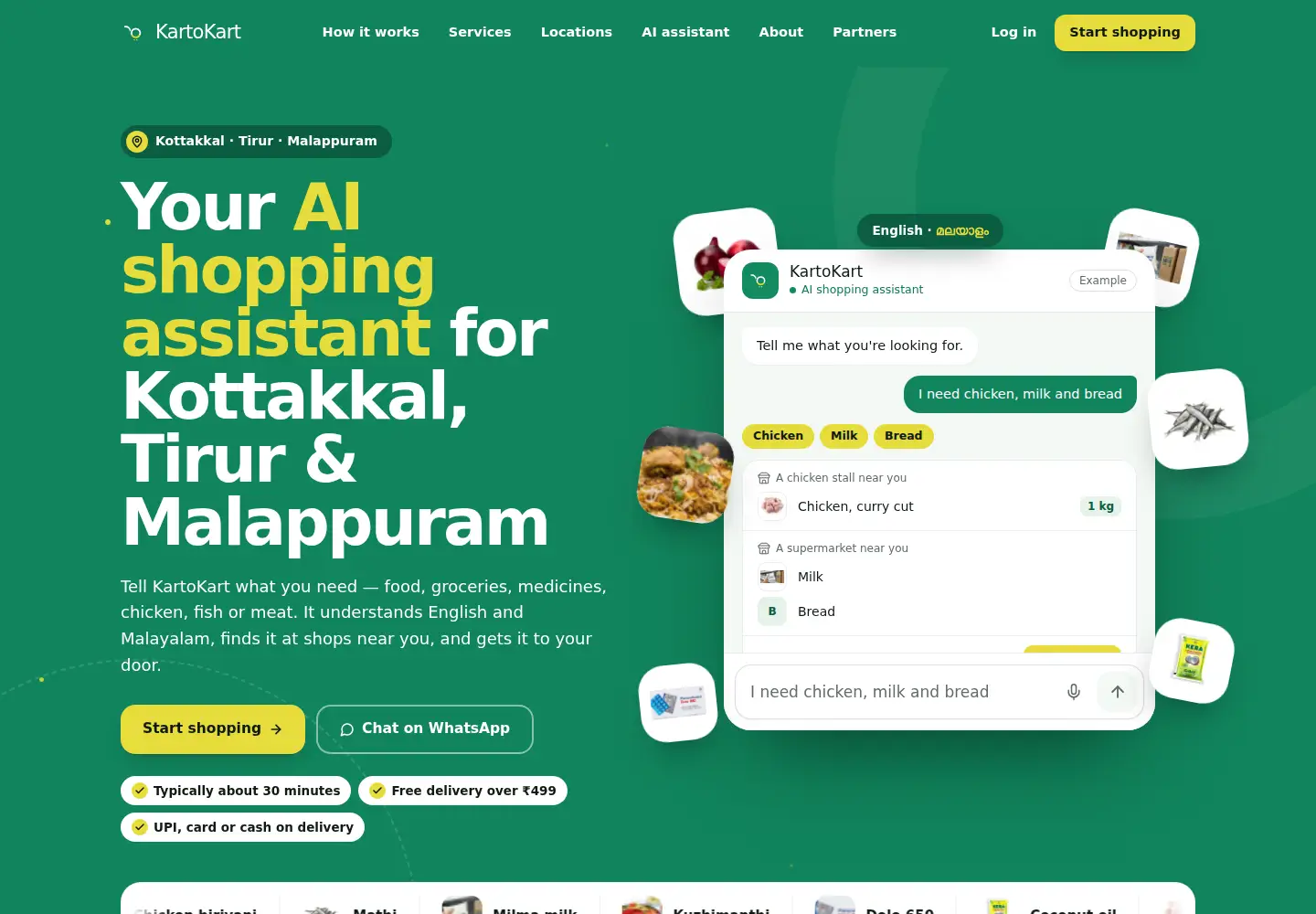 Screenshot of kartokart.com