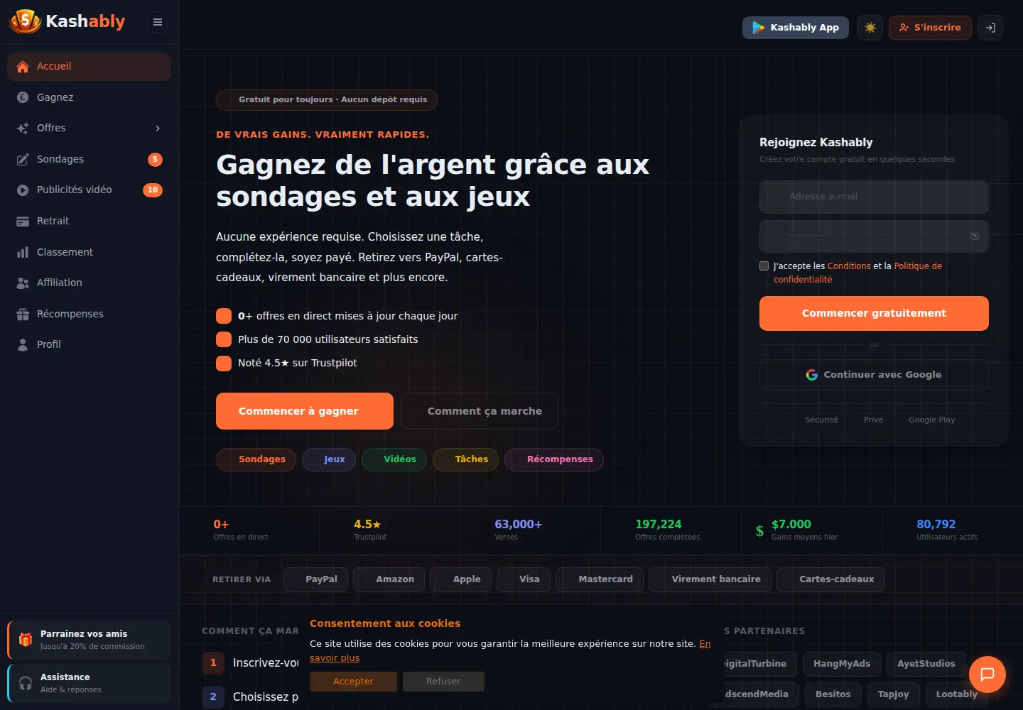 Screenshot of kashably.com