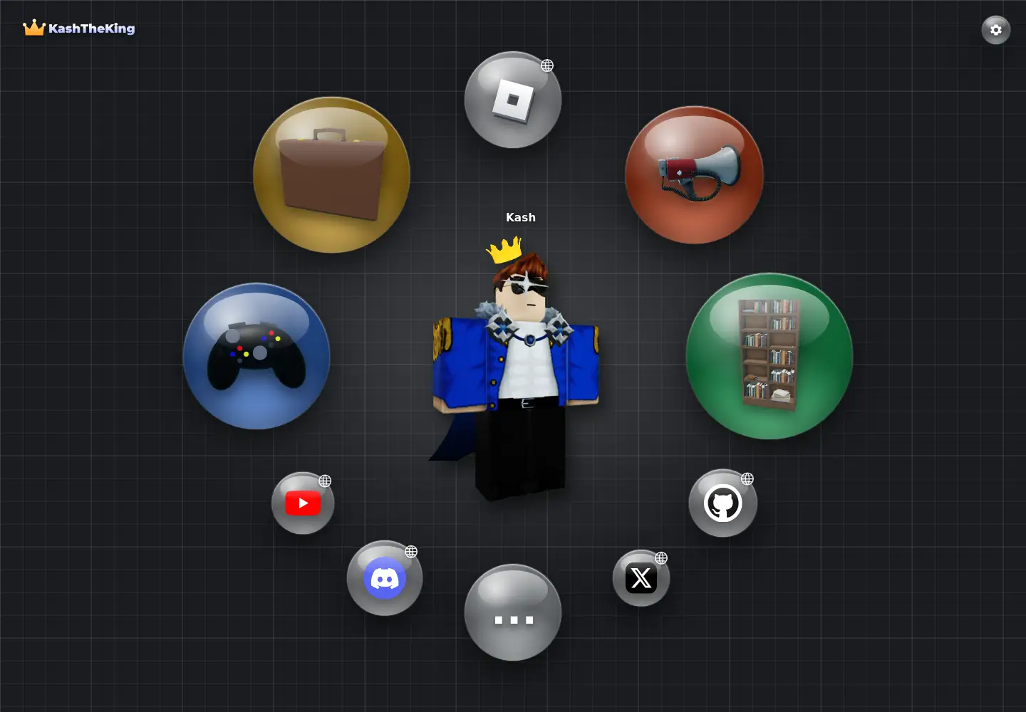Screenshot of kashtheking.com