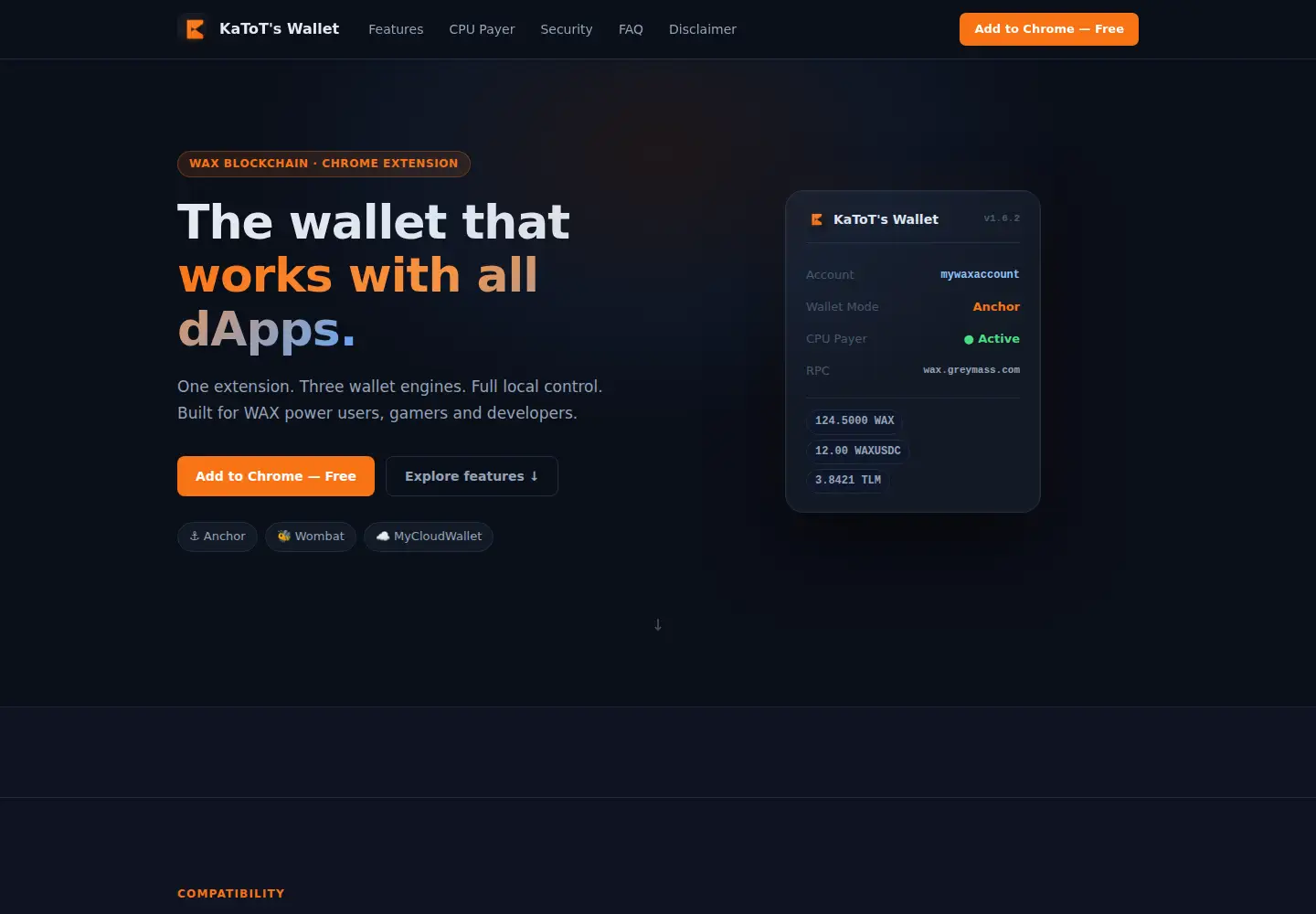 Screenshot of kav8.com