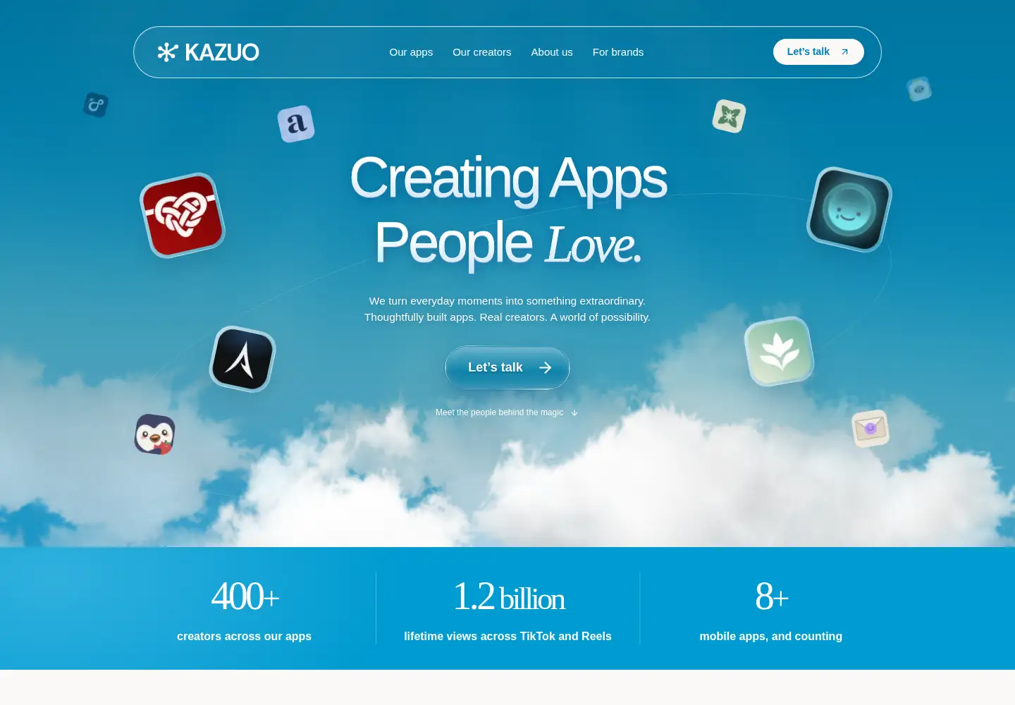 Screenshot of kazuocorporation.com