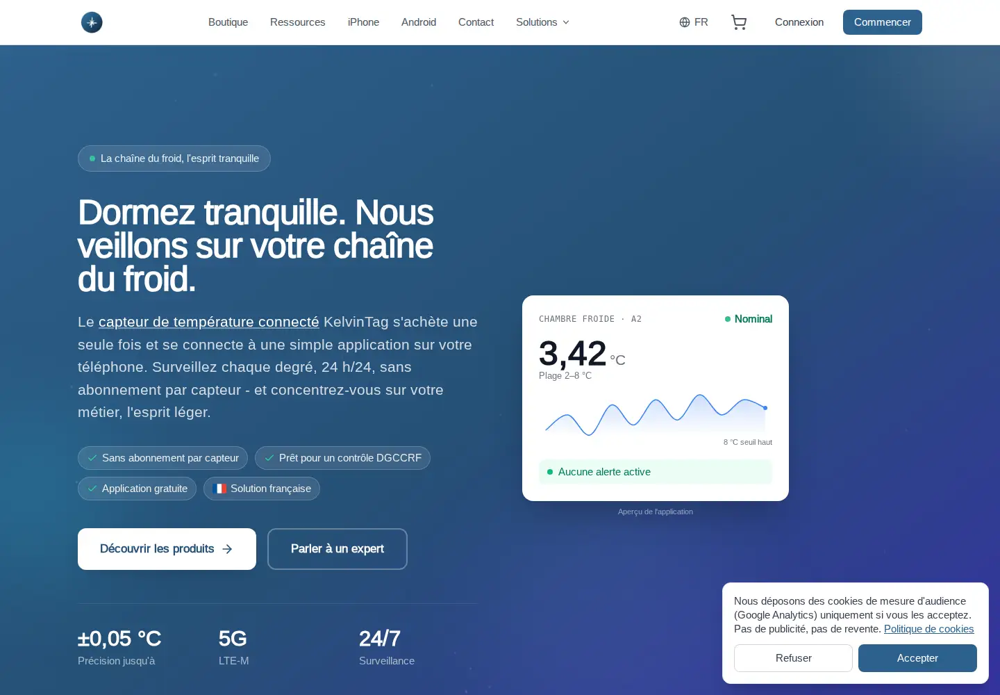 Screenshot of kelvintrack.com