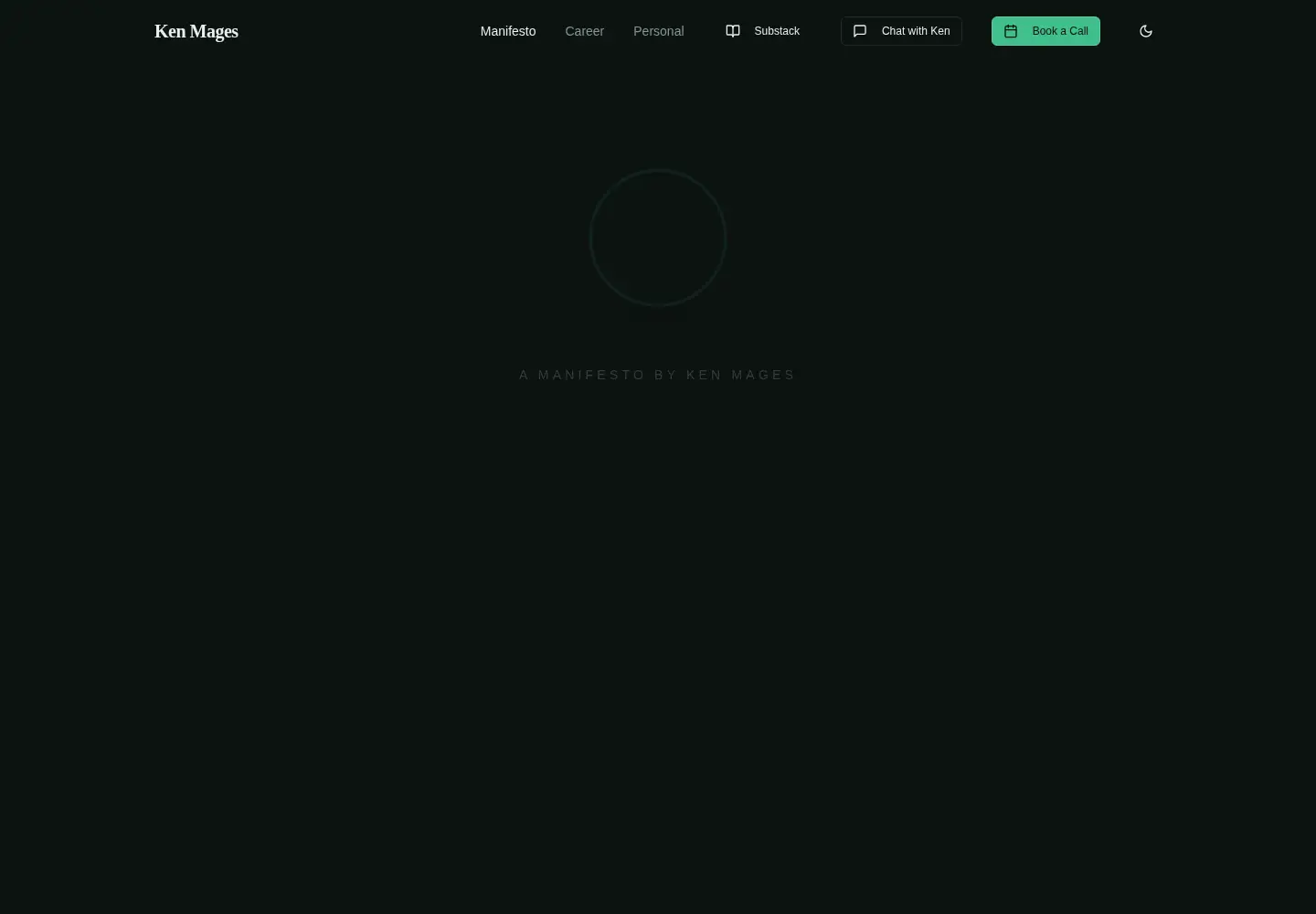 Screenshot of kenmages.com