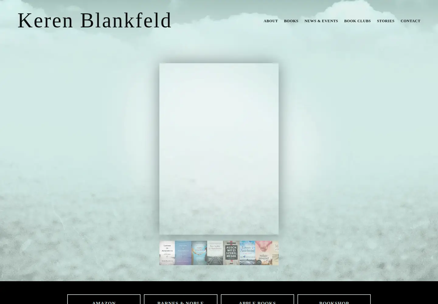 Screenshot of kerenblankfeld.com