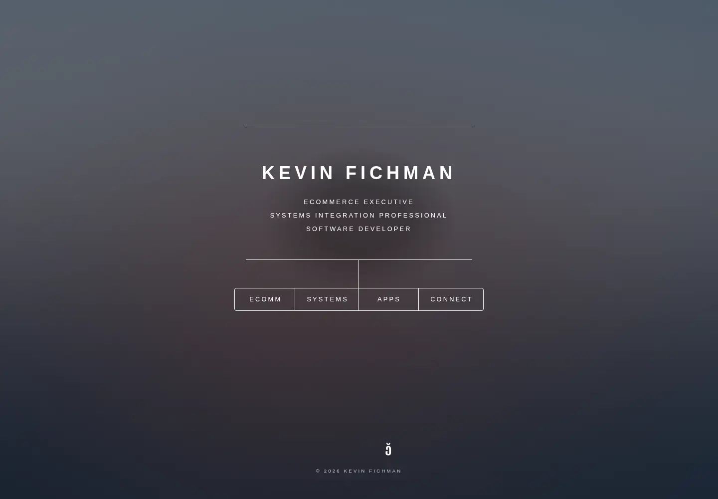 Screenshot of kevinfichman.com