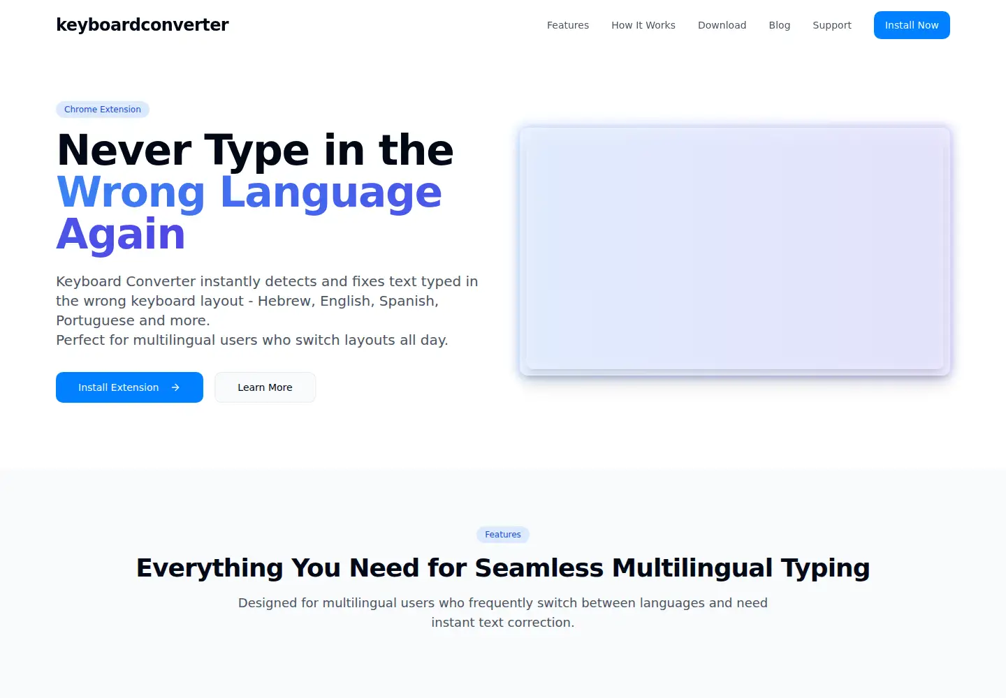 Screenshot of keyboardconverter.com