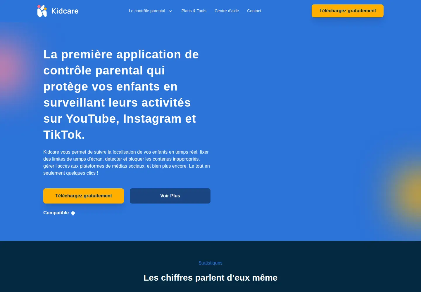 Screenshot of kidcare-app.com
