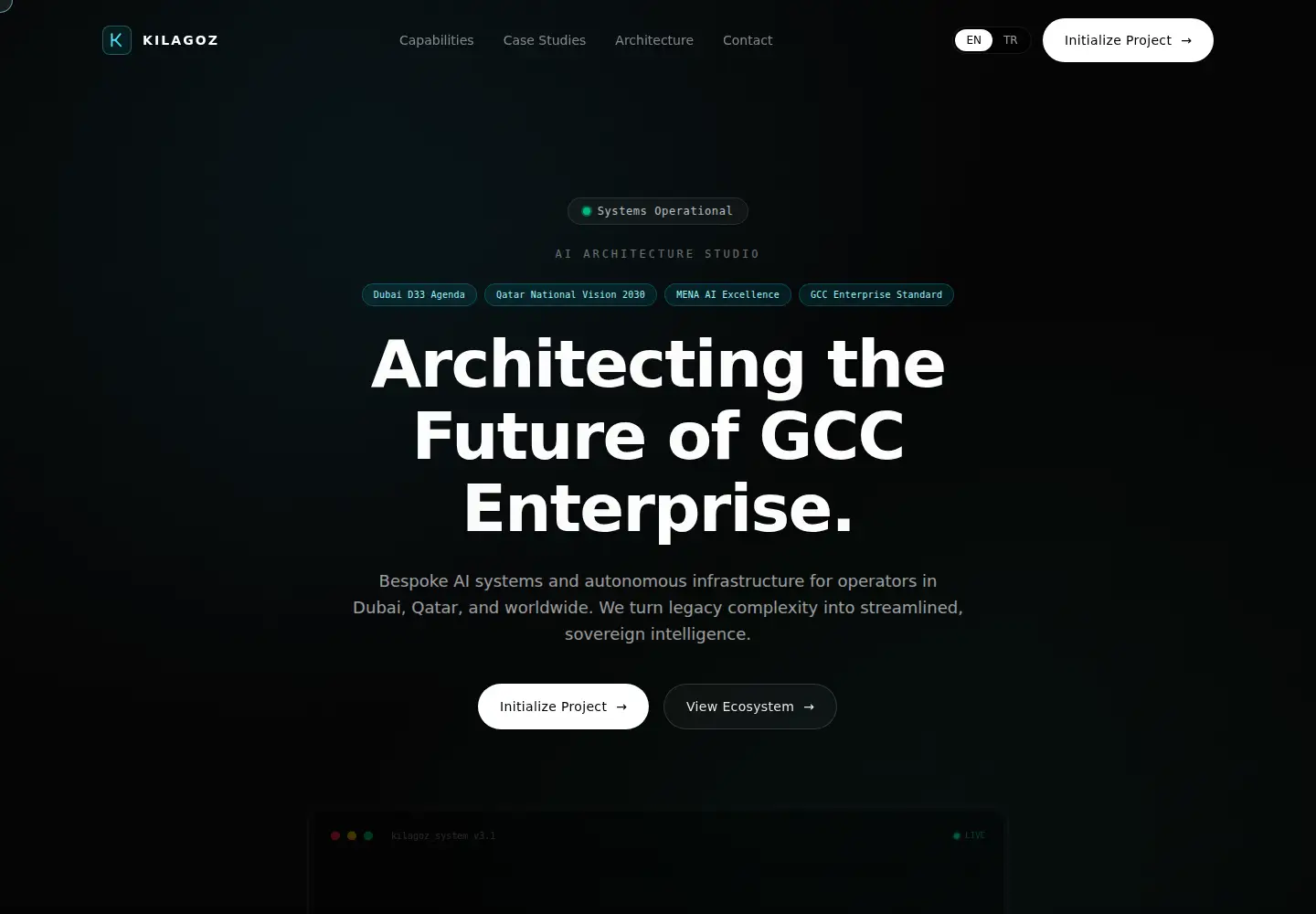 Screenshot of kilagoz.com