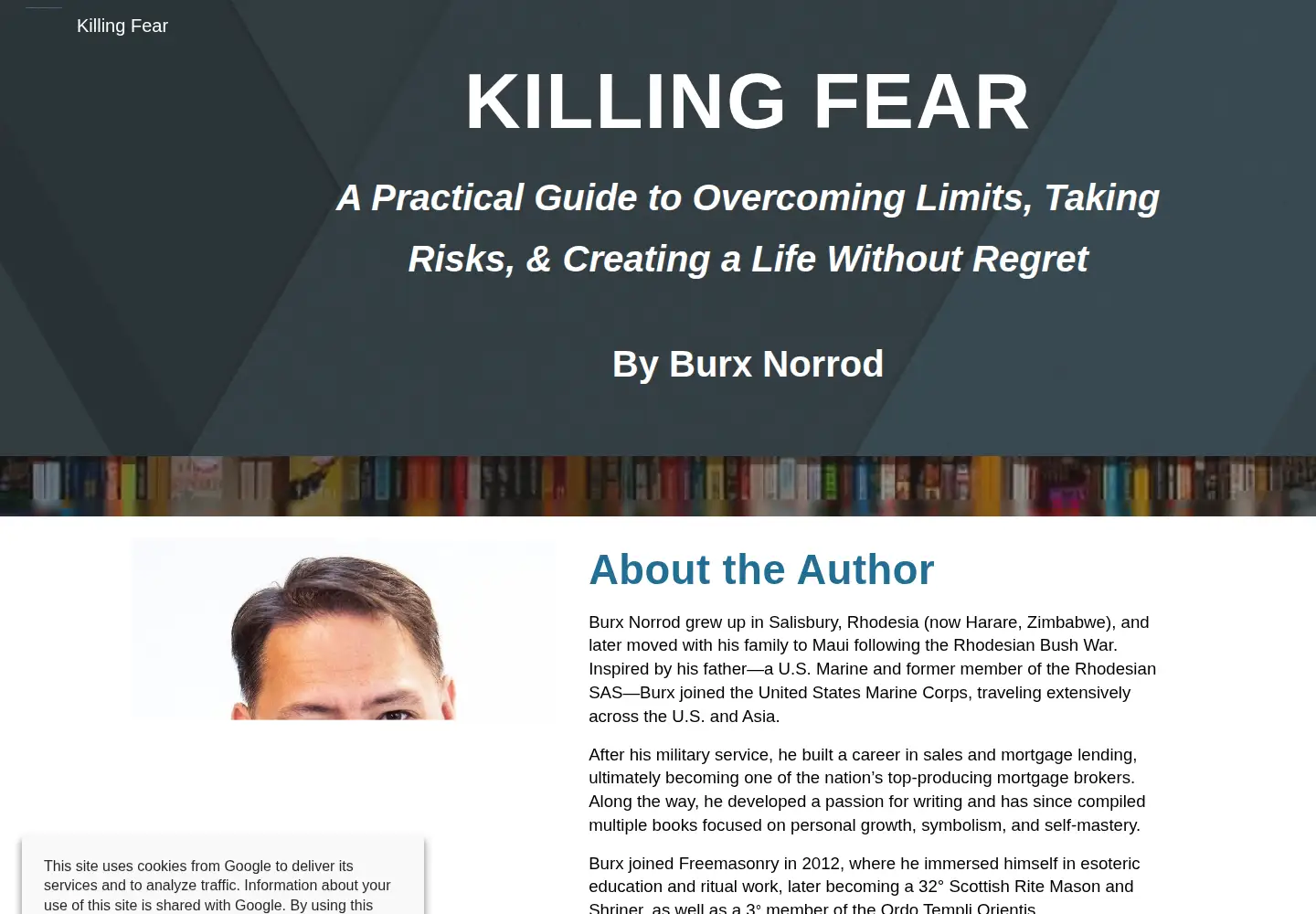 Screenshot of killingfear.com