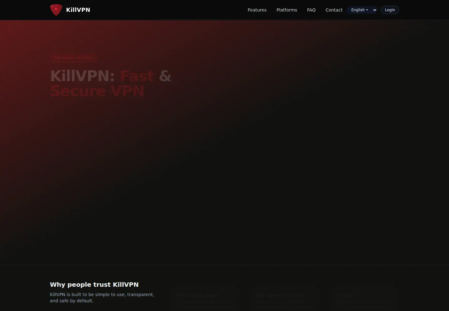 Screenshot of killvpn.com