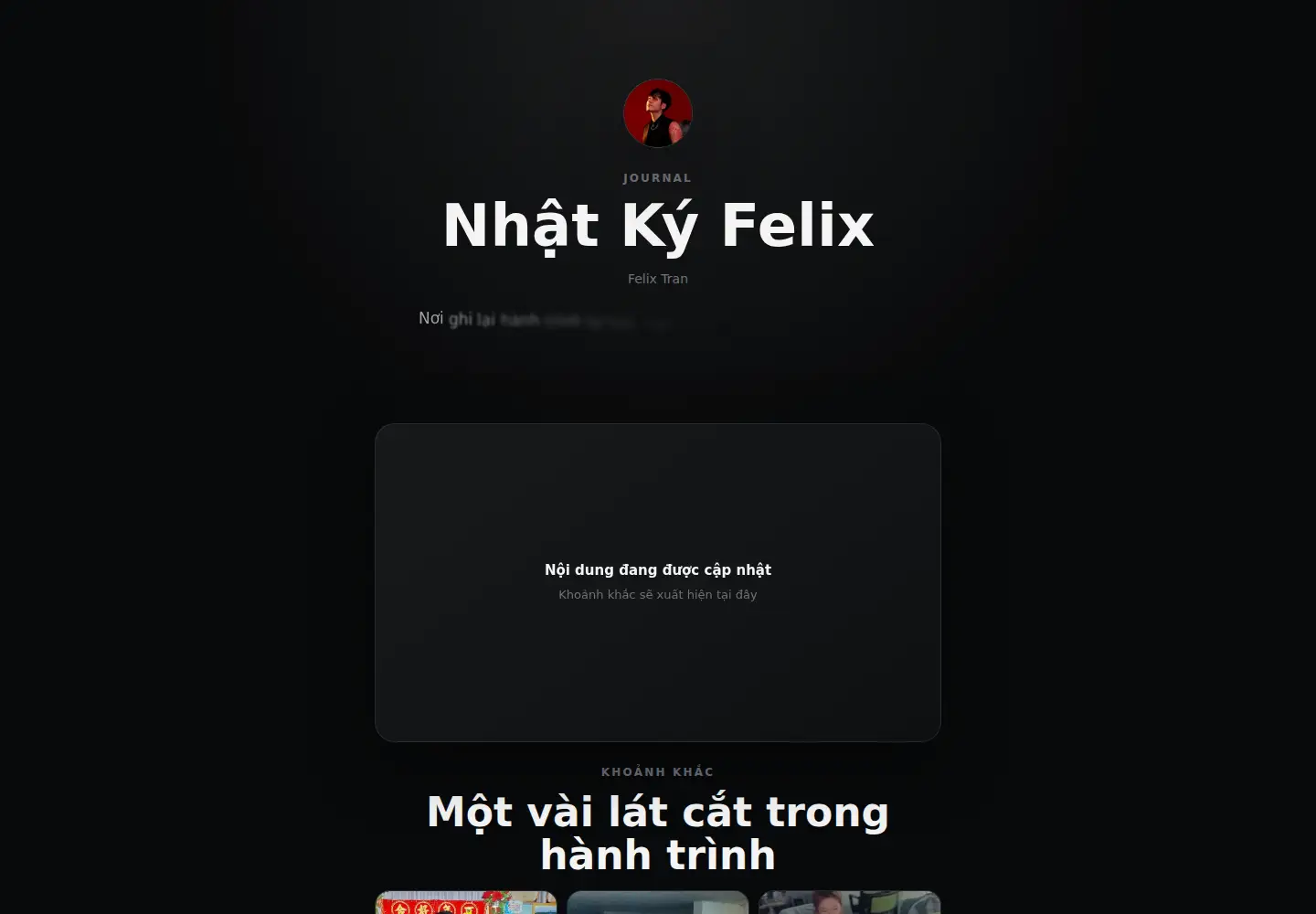Screenshot of kimtrung.com