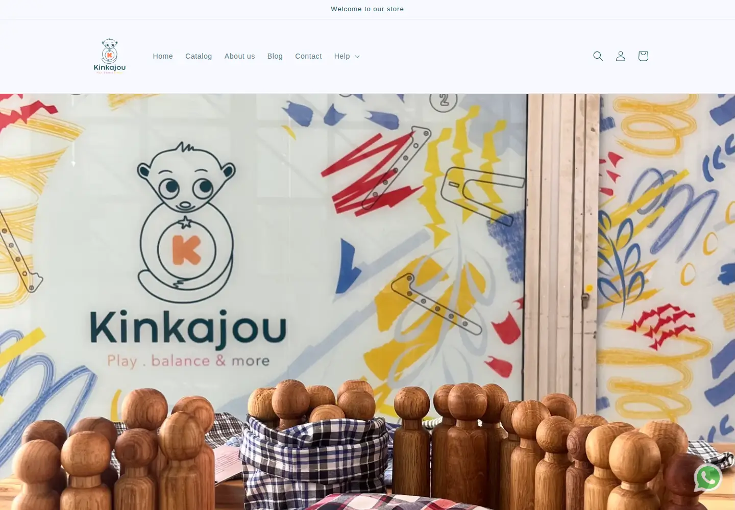 Captured homepage of kinkajouplay.com in the current scan