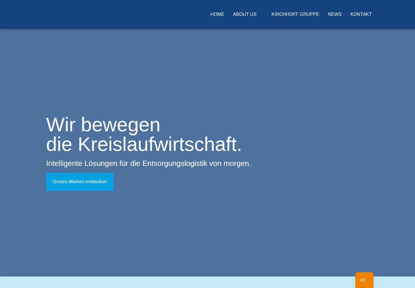 Captured homepage of kirchhoff-ecotec.com in the current scan