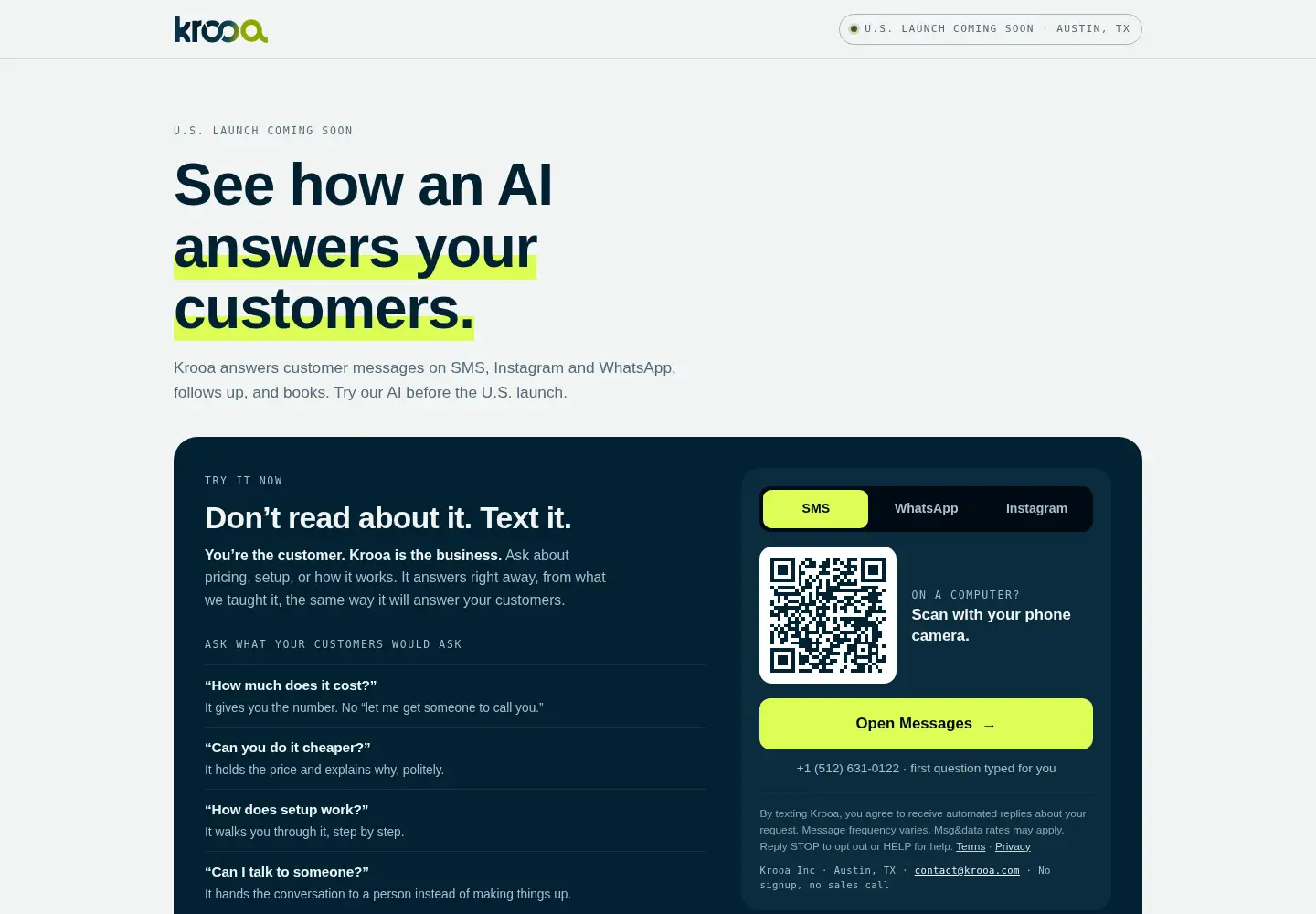 Screenshot of krooa.com