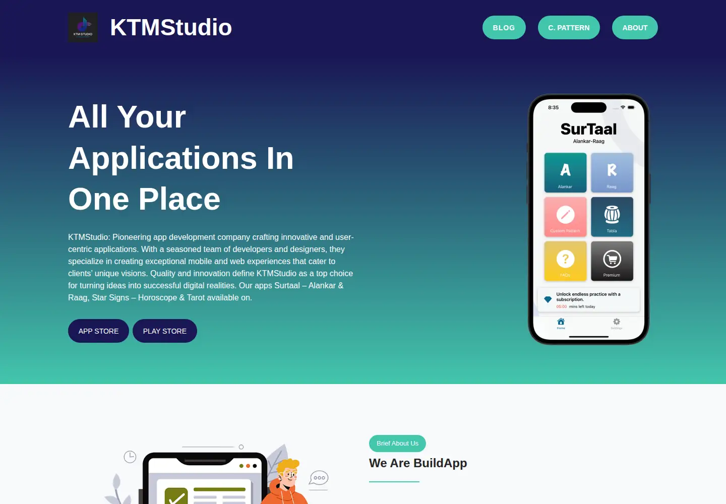 Screenshot of ktm-studio.com