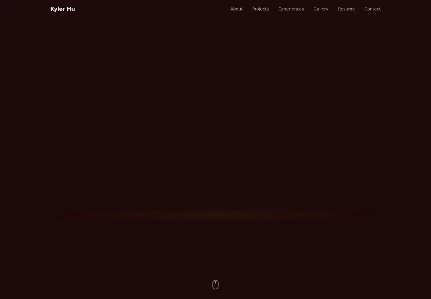 Screenshot of kylerhu.com