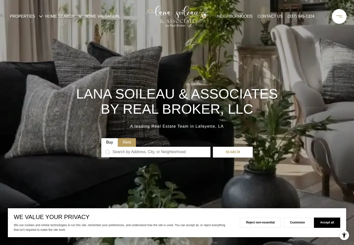 Captured homepage of lanasoileauteam.com in the current scan