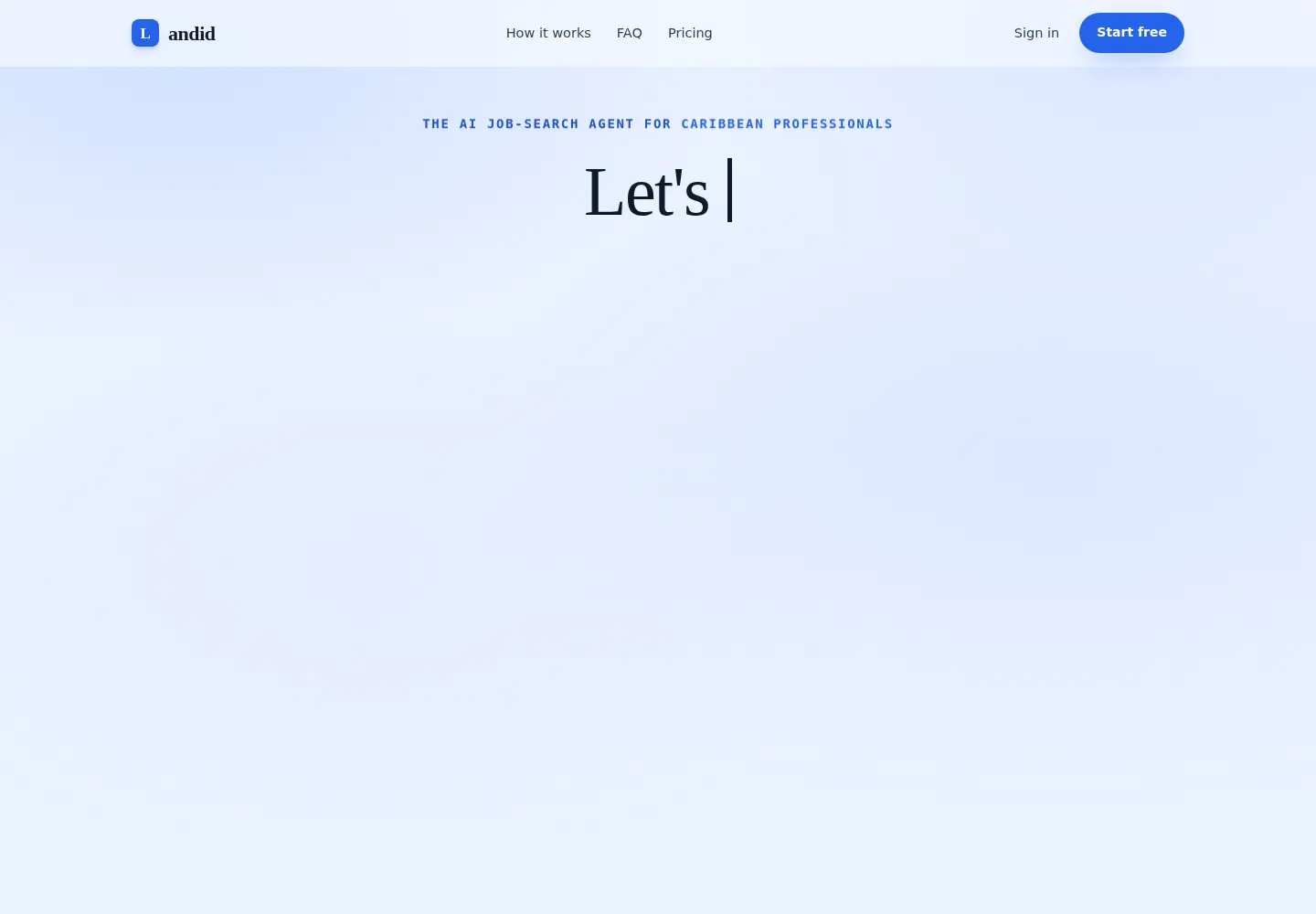 Captured homepage of landidai.com in the current scan