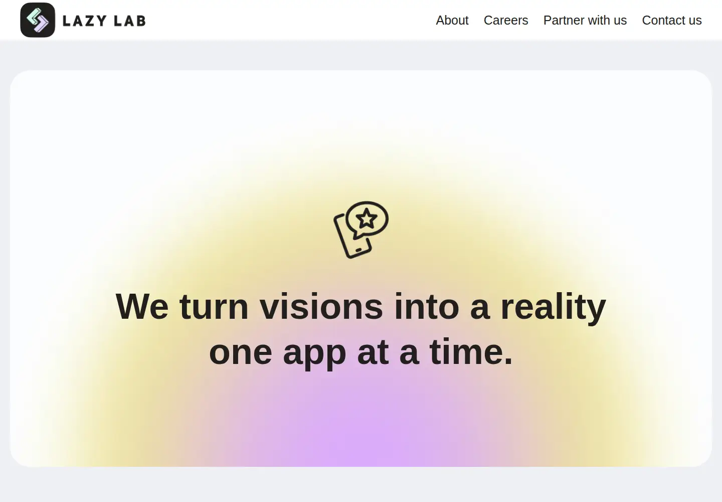 Captured homepage of lazy-lab.com in the current scan