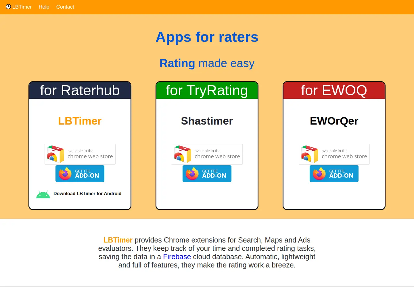 Captured homepage of lbtimer.com in the current scan