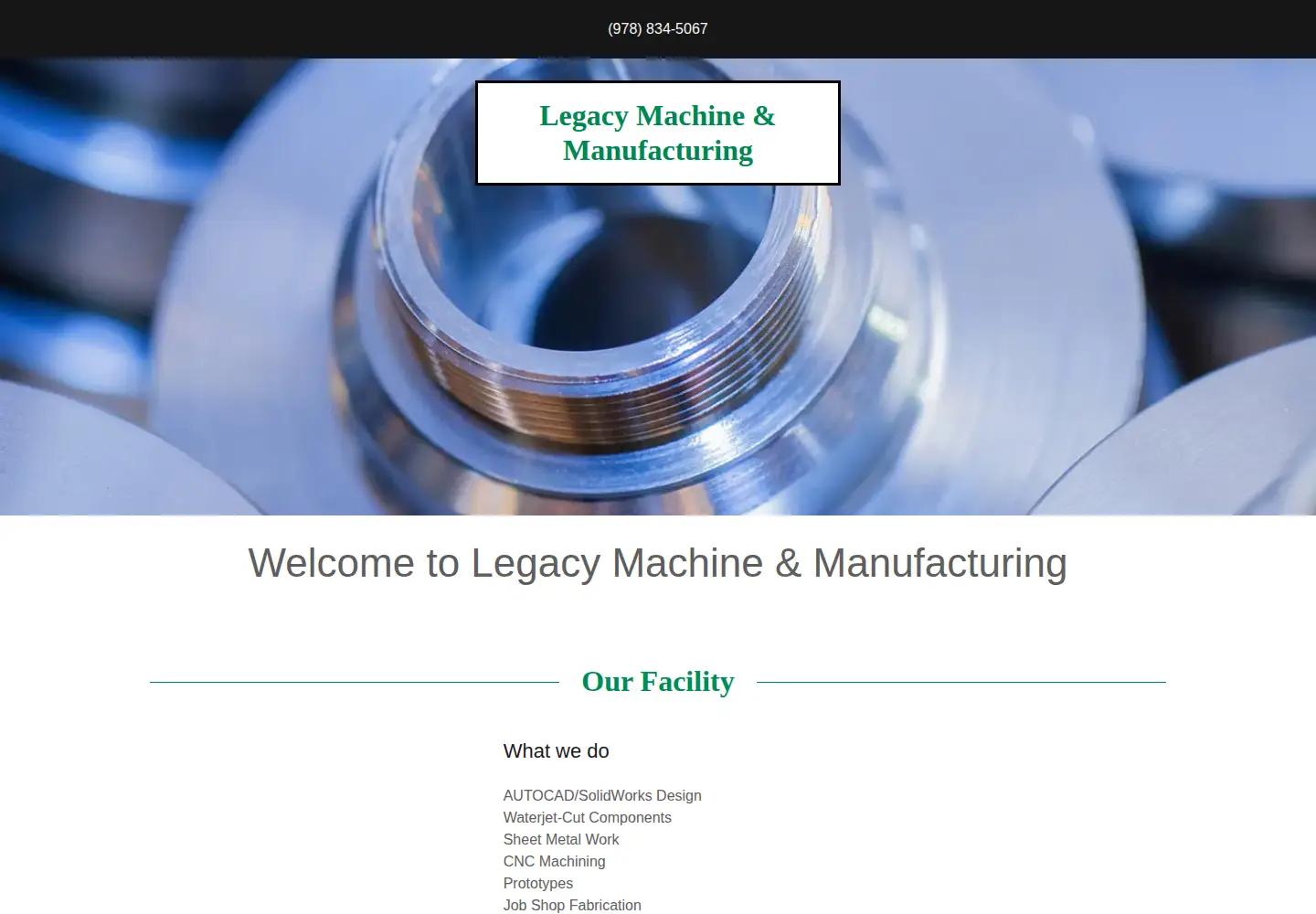 Screenshot of legacymach.com