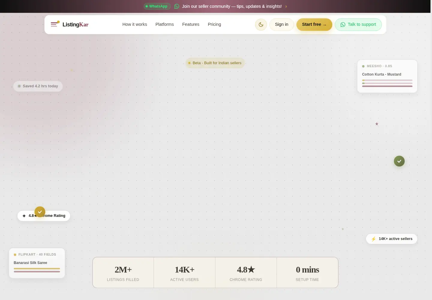Screenshot of listingkar.com