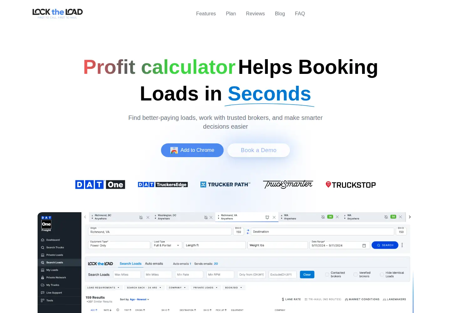 Screenshot of locktheload.com