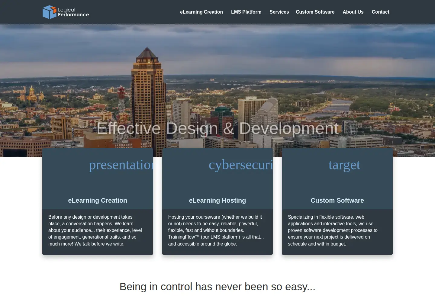 Screenshot of logicalperformance.com