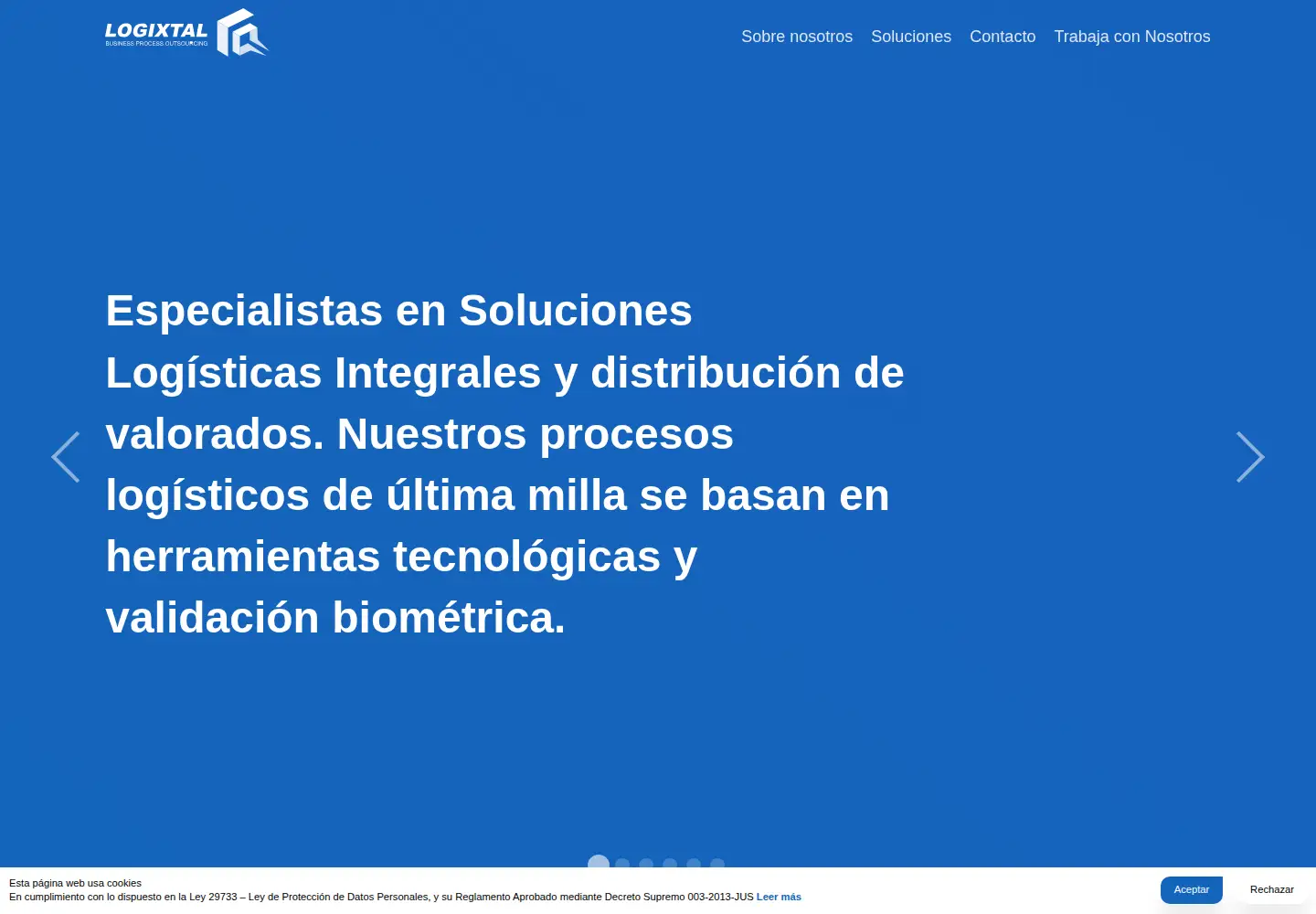 Screenshot of logixtal.com