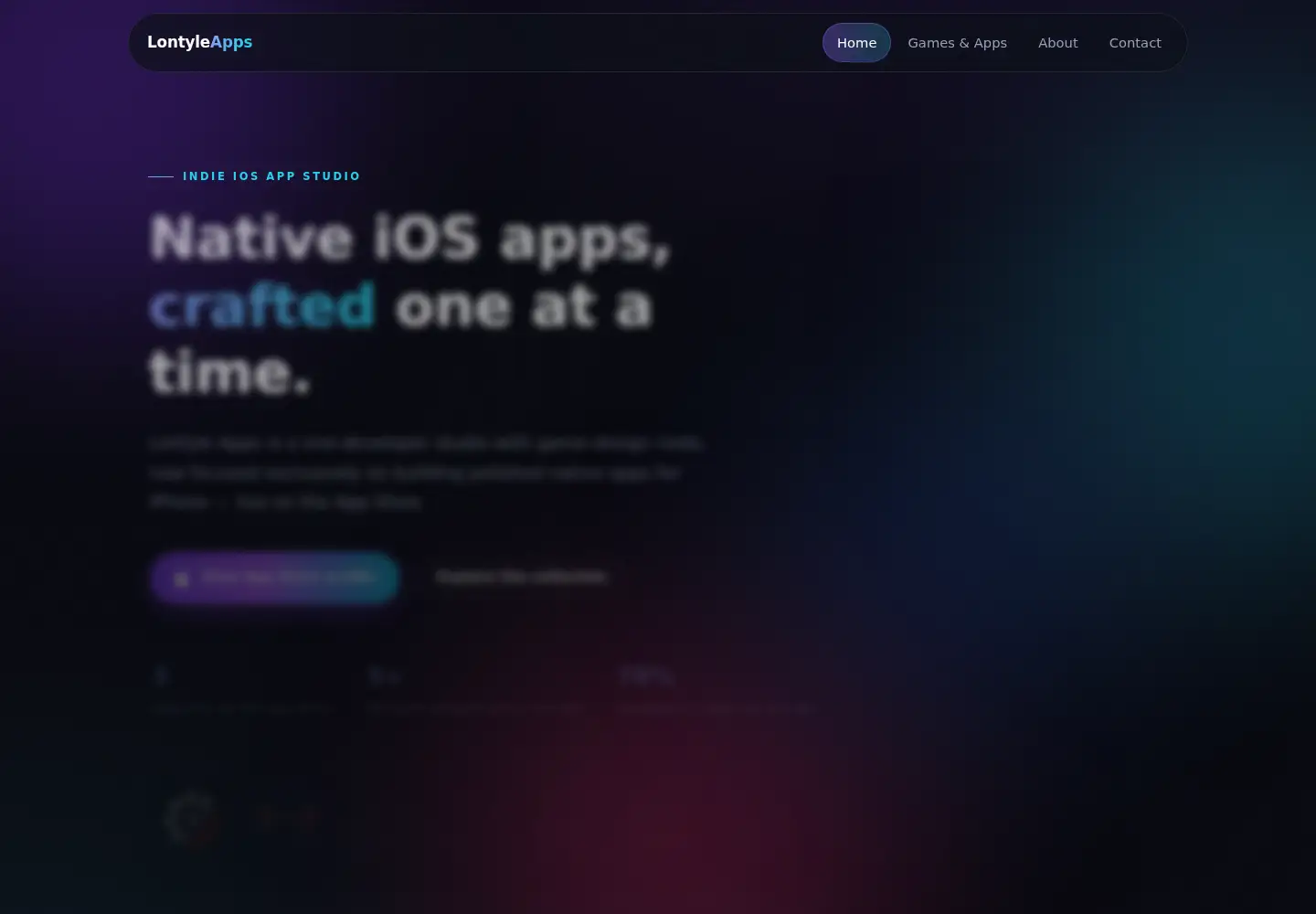 Screenshot of lontylegames.com